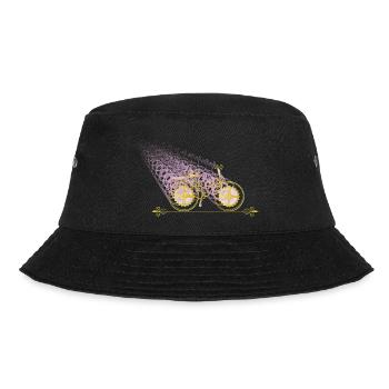 Marathon Triathlon Running joggen Biking Radfahren - Bucket Hat - Schwarz - Vorne - Lela (165cm)