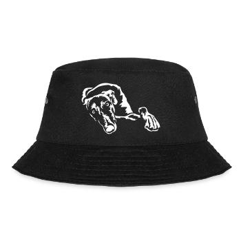 Galgo "Black Edition" - Bucket Hat - black - Front - Lela (165cm)