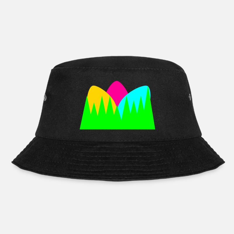 Bunte Ostereier - Bucket Hat - Schwarz
