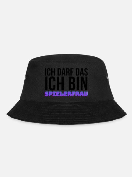 Spielerfrau - Bucket Hat - Schwarz