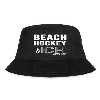 Beachhockey Strandhockey - Bucket Hat - Schwarz - Vorne - Lela (165cm)