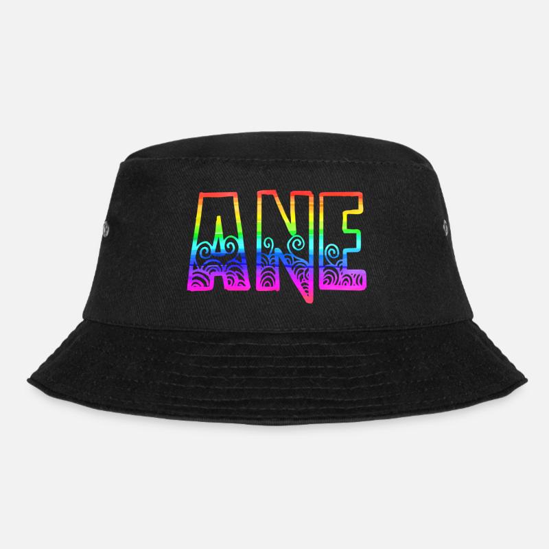 ane rs regenbogen - Bucket Hat - Schwarz