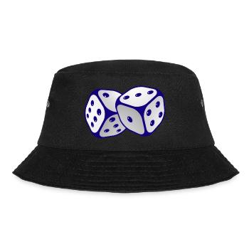 boardgame chess backgammon game night - Bucket Hat - Schwarz - Vorne - Lela (165cm)