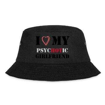 Ich liebe meine psychotische Freundin - Bucket Hat - Schwarz - Vorne - Lela (165cm)