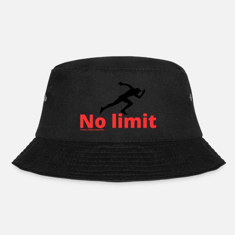 Keine Begrenzung - Bucket Hat - Schwarz
