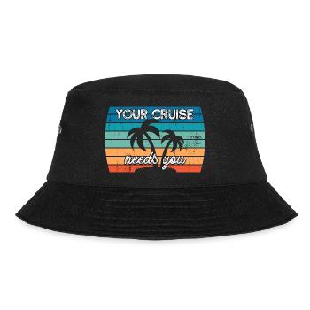 Your cruise needs you | Fans of cruises - Bucket Hat - black - Front - Lela (165cm)