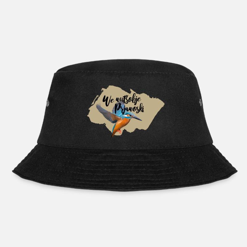 Fehrow Shirt grau einseitig We wutsobje prjawoski - Bucket Hat - Schwarz