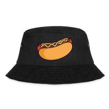 hot dog - Bucket Hat - black - Front - Lela (165cm)