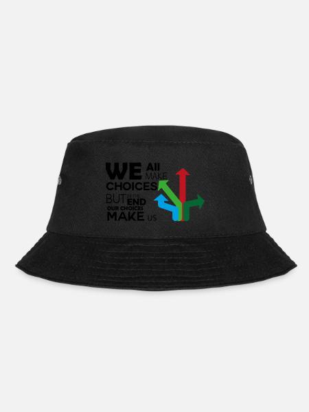 Travel Design -Reisen, Weltweit - Bucket Hat - Schwarz