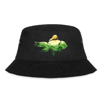Nature Landscape Fishing Gift Cute Fish - Bucket Hat - black - Front - Lela (165cm)
