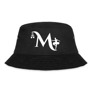 Buchstabe m Ballerina - Bucket Hat - Schwarz - Vorne - Lela (165cm)