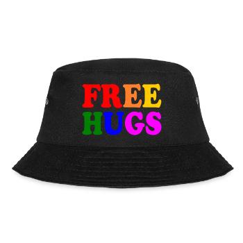Free hugs lgbt - Bucket Hat - black - Front - Lela (165cm)