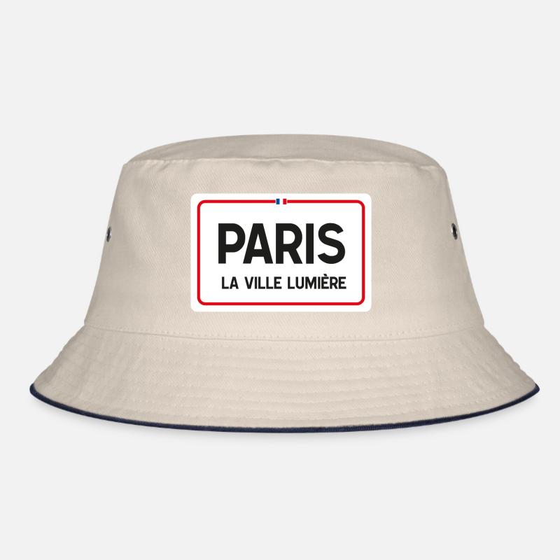 Paris place name sign Bucket Hat