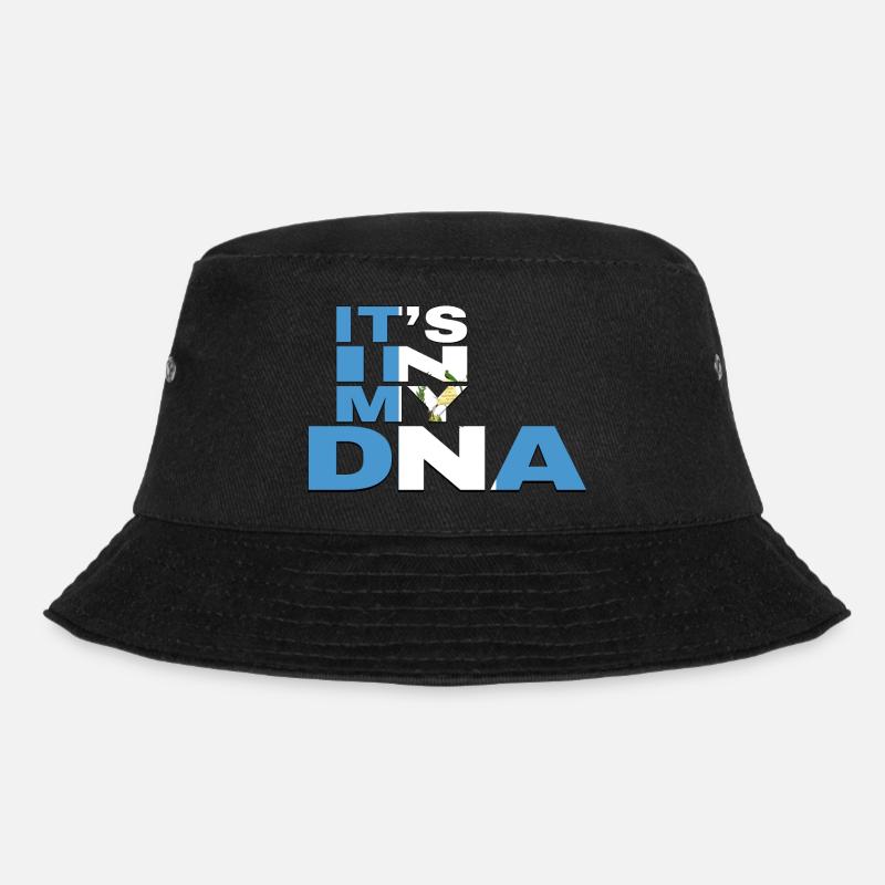 ITS IN MY DNA GUATEMALA - Bucket Hat - black