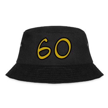 60. 60 ANS. 60e ANNIVERSAIRE. ANNIVERSAIRE 60 ANS. - Bob - noir - Devant - Lela (165cm)