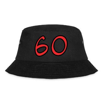 60. 60 ANS. 60e ANNIVERSAIRE. ANNIVERSAIRE 60 ANS. - Bob - noir - Devant - Lela (165cm)