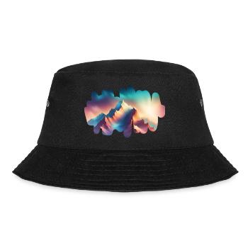 Bergdämmerung - Bucket Hat - Schwarz - Vorne - Lela (165cm)