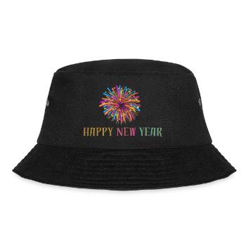 happy new year - Bucket Hat - black - Front - Lela (165cm)