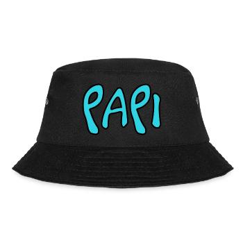 PAPY. FÊTE DES PÈRES. BONNE FÊTE PAPY. JE T'AIME. - Bob - noir - Devant - Lela (165cm)