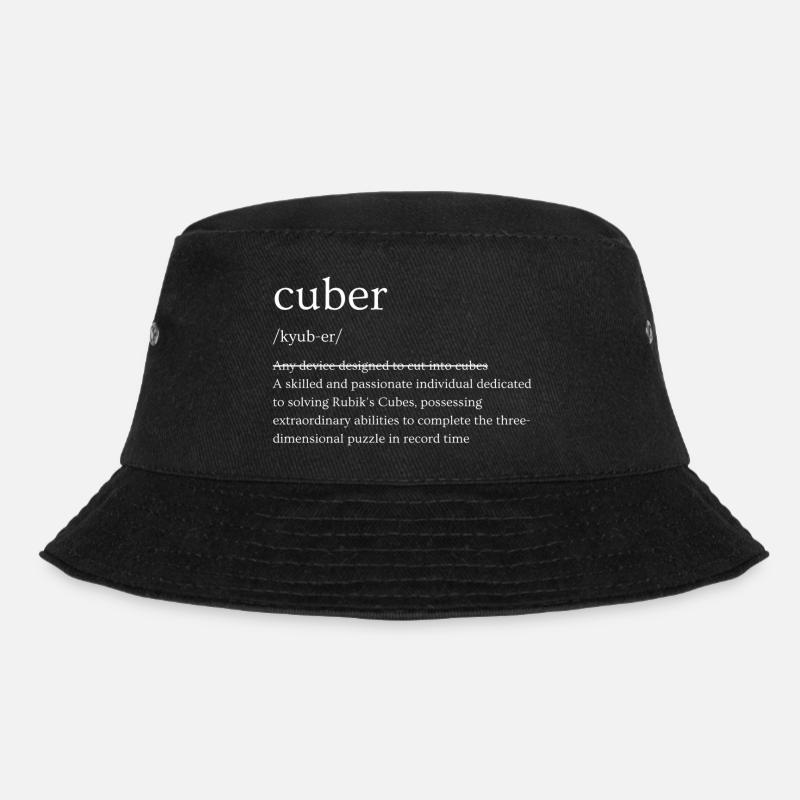 Würfel-Definition - Bucket Hat - Schwarz