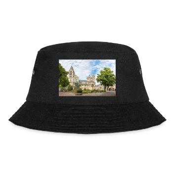 The Munsterkerk (Munsterkerk) in Roermond - Bucket Hat - black - Front - Lela (165cm)