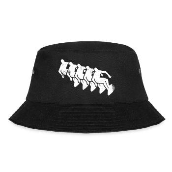 Wave Rider Drawing - Bucket Hat - black - Front - Lela (165cm)