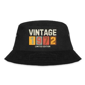 Vintage 1972 Limited Edition Classic original colo - Bucket Hat - black - Front - Lela (165cm)