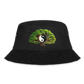 Arbre zen Yin et Yang - Bob - noir - Devant - Lela (165cm)