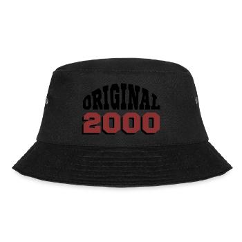 Original 2000 - Bucket Hat - Schwarz - Vorne - Lela (165cm)