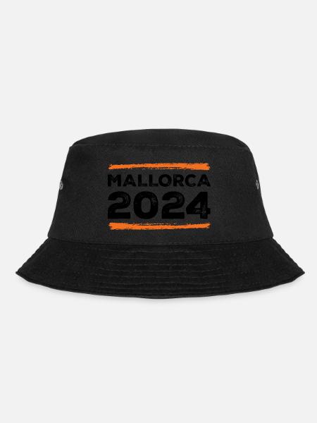 Mallorca 2024 Spruch - Bucket Hat - Schwarz