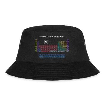 Periodic Table of the Elements - Bucket Hat - black - Front - Lela (165cm)