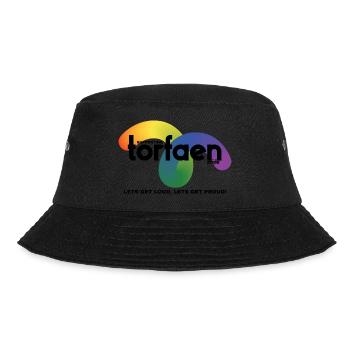 Torfaen Pride Supporters Merchandise - Bucket Hat - black - Front - Lela (165cm)