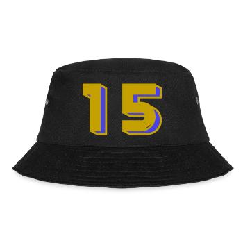 15. 15 YEARS. 15th ANNIVERSARY. 15 YEAR ANNIVERSARY. - Bucket Hat - black - Front - Lela (165cm)