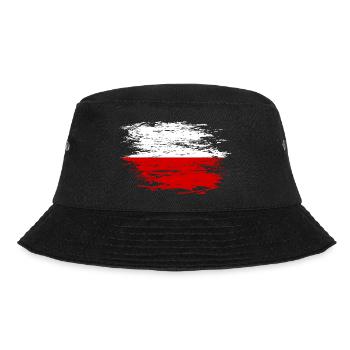 Poland flag used - Bucket Hat - black - Front - Lela (165cm)