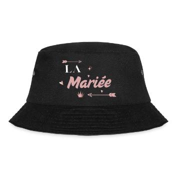 The Bride Pink Arrow - Bucket Hat - black - Front - Lela (165cm)