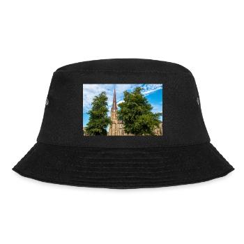 Haga Kirche (Haga kyrka) Göteborg Stadt Schweden - Bucket Hat - Schwarz - Vorne - Lela (165cm)