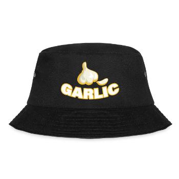 GARLIC - Bucket Hat - Schwarz - Vorne - Lela (165cm)