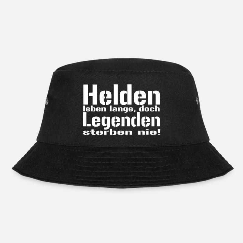 Heroes live - Bucket Hat - black