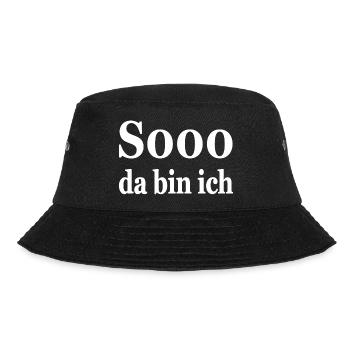 Party - Bucket Hat - Schwarz - Vorne - Lela (165cm)