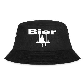 Bier - Bucket Hat - Schwarz - Vorne - Lela (165cm)