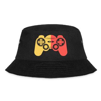 Vintage Retro Gaming Controller - Bucket Hat - Schwarz - Vorne - Lela (165cm)