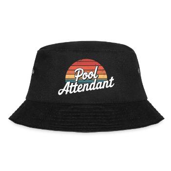 Sommer, Sonne, Spaß - Bucket Hat - Schwarz - Vorne - Lela (165cm)
