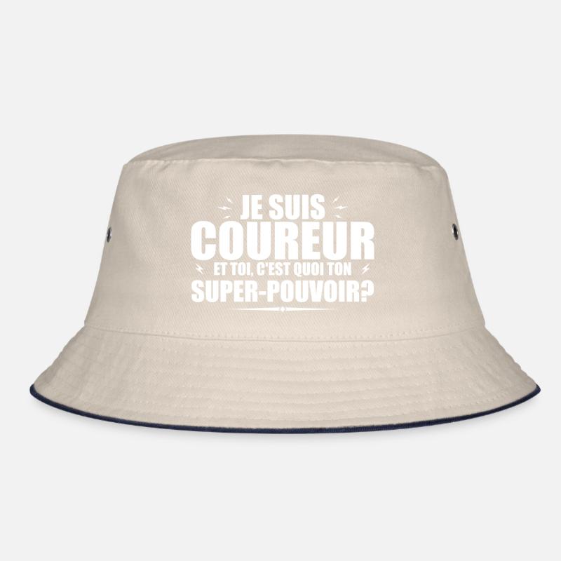 Ich bin ein Läufer. Was ist deine Superkraft? Bucket Hat