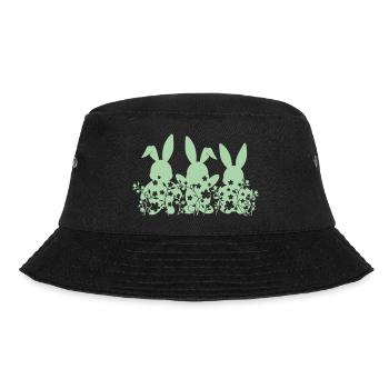 Lapins Fleurs de Pâques - Bob - noir - Devant - Lela (165cm)