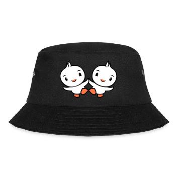 2 Canards Amis Heureux Mignon Mignon Amical - Bob - noir - Devant - Lela (165cm)