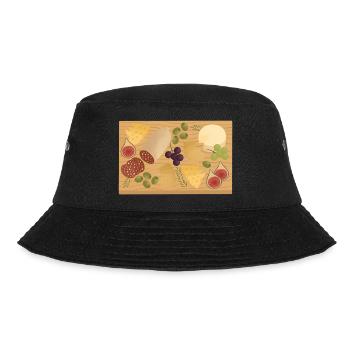 Charcuterie-Brett - Bucket Hat - Schwarz - Vorne - Lela (165cm)