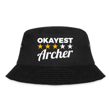 Average archer - Bucket Hat - black - Front - Lela (165cm)
