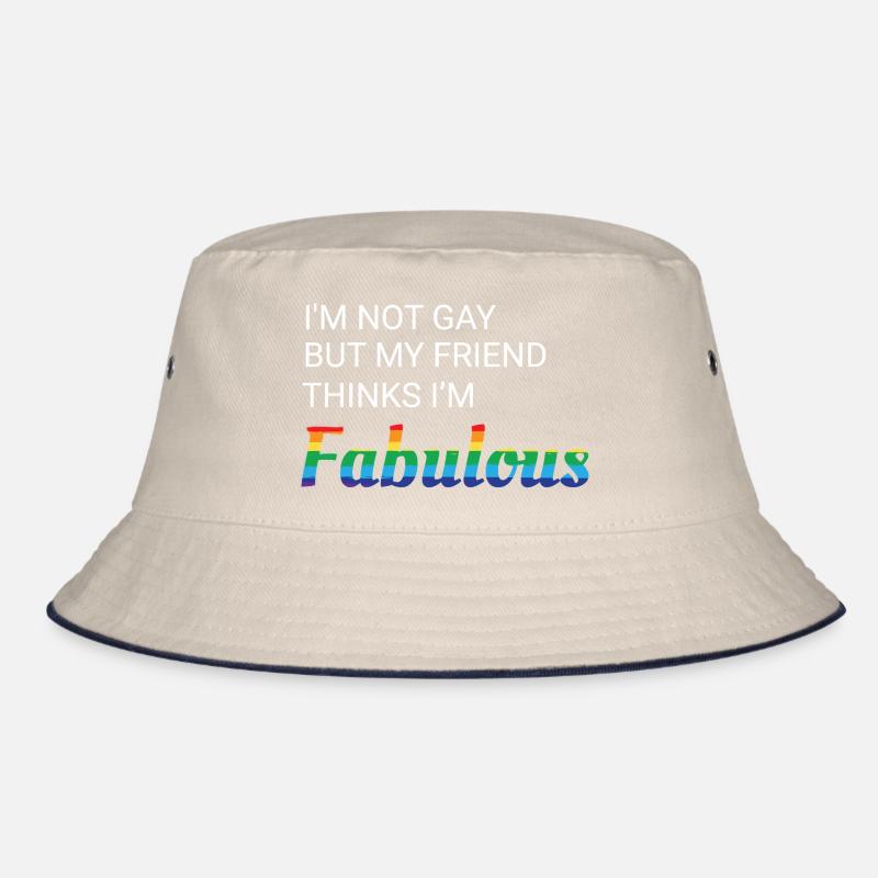 Freundschaft Stolz Regenbogen Design Bucket Hat