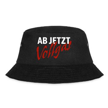 From now on full throttle - good intentions - Bucket Hat - black - Front - Lela (165cm)
