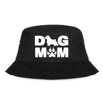 Norfolk Terrier nennt den lustigen Hund Mama - Bucket Hat - Schwarz - Vorne - Lela (165cm)